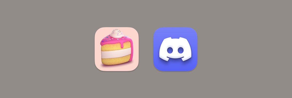 Cakedesk and Discord app icons side by side